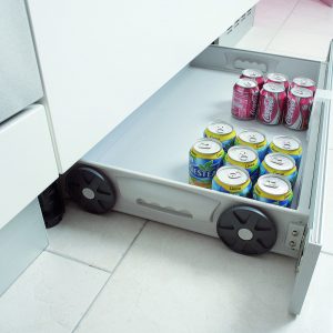 Behind Plinth Drawer Storage