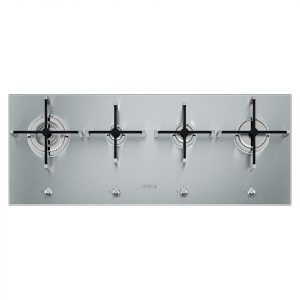 Smeg Linea Ultra Low profile Gas Hob, 4 Burners