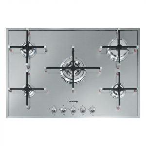 Smeg Linea Ultra Low profile Gas Hob, 5 Burners