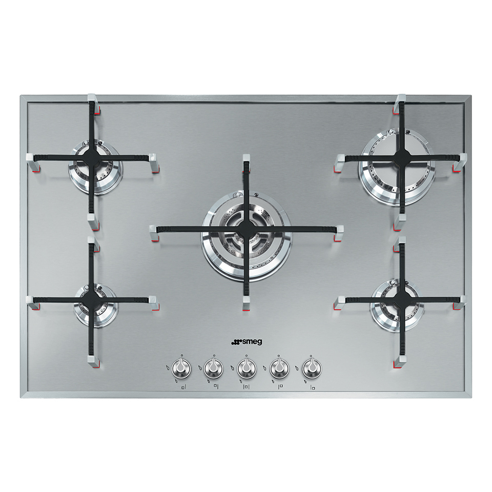 Smeg Linea Ultra Low profile Gas Hob, 5 Burners Ideas For Living UK