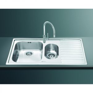 Smeg Alba 1.5 Bowl Sink with Drainer