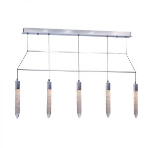 Shard 5 Light LED Adjustable Bar Pendant