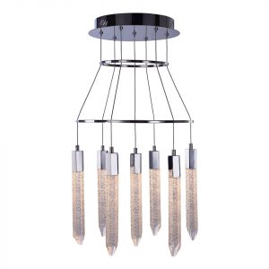 Shard 7 Light LED Adjustable Ceiling Pendant