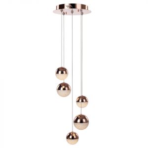 Eclipse 5 Light LED Ceiling Round Pendant Lights